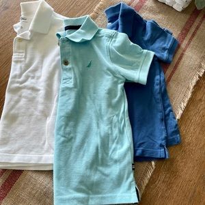 4T boys polo shirts - OshKosh/Nautica Bundle